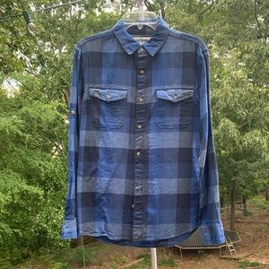 Blue Long Sleeve Dress Shirt